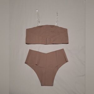 SHEIN Tan Women's Bra Set